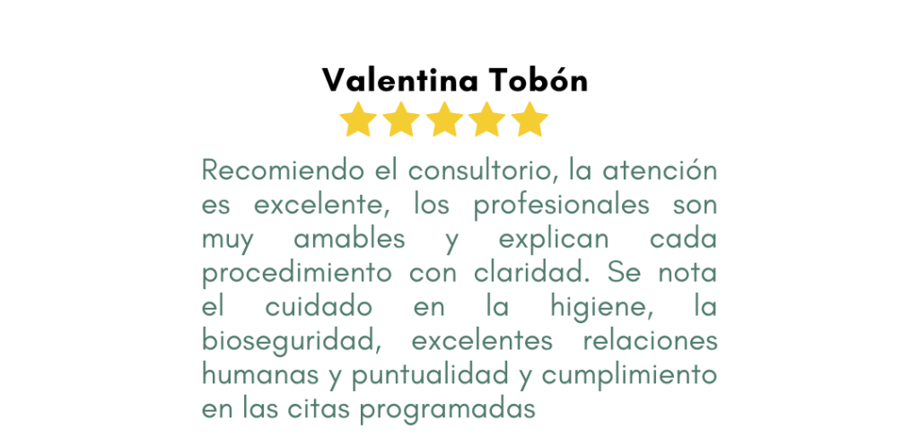 Recomiendo el consultorio, la atención es excelente, los profesionales son muy amables y explican cada procedimiento con claridad. Se nota el cuidado en la higiene, la bioseguridad, excelentes rel (2)